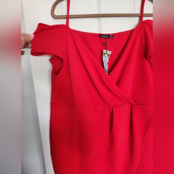 Red plus bodycon dress - Picture 2 of 3